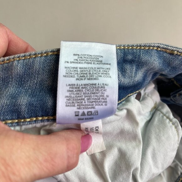 Express Hyper Stretch Slim Distressed Jeans Size 34X34 - Picture 8 of 9